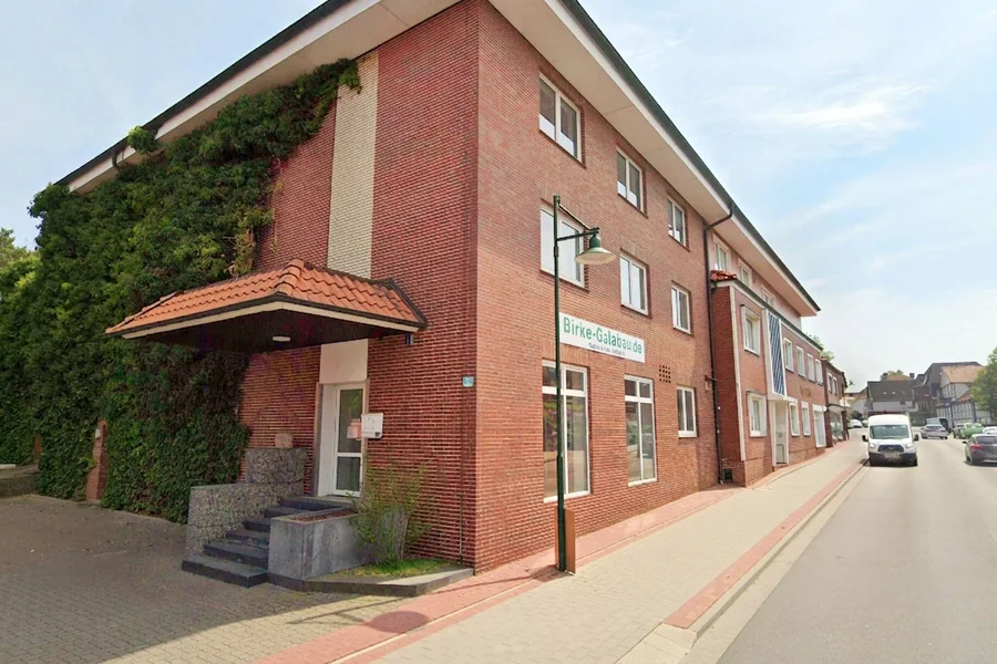 Betriebsgebäude der Eppinga-Birke-Galabau in der Herrenstraße 14 in Harsefeld